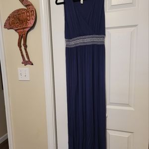 Soma maxi dress, navy blue, size XS